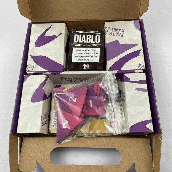 Taco Bell Party Pack Card Game Night Friends & Family Food Themed Board Game - Picture 5 of 6